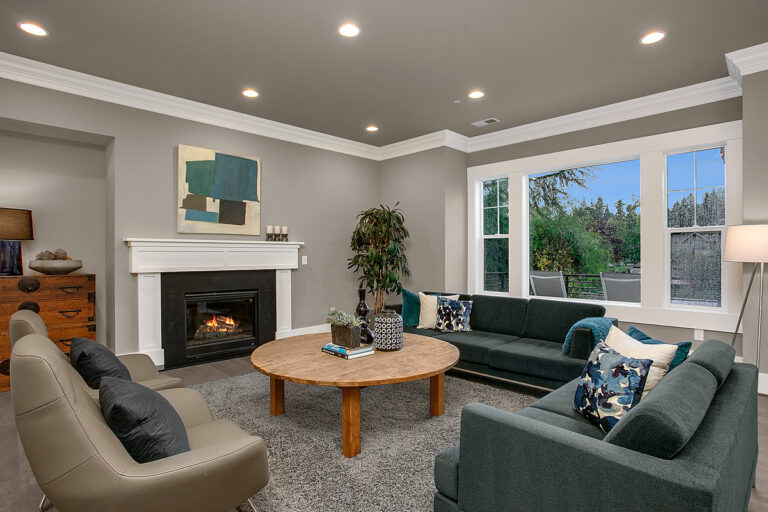 Vienna custom floor plan great room