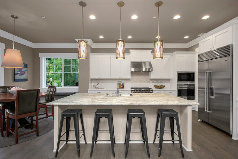 Vienna custom floor plan kitchen