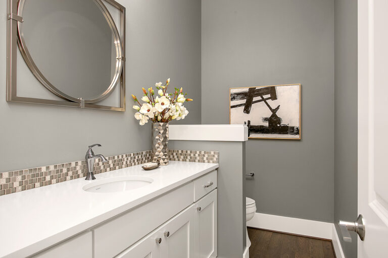 Vienna custom floor plan powder room