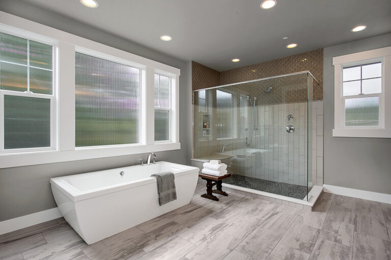 Vienna custom floor plan primary suite bath