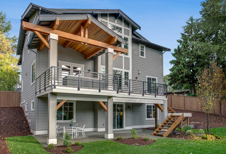 Vienna custom floor plan rear exterior