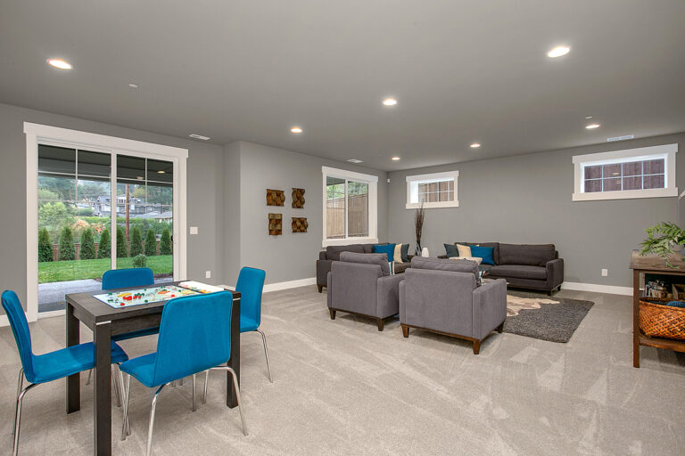 Vienna custom floor plan recreation room