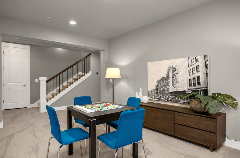 Vienna custom floor plan recreation room