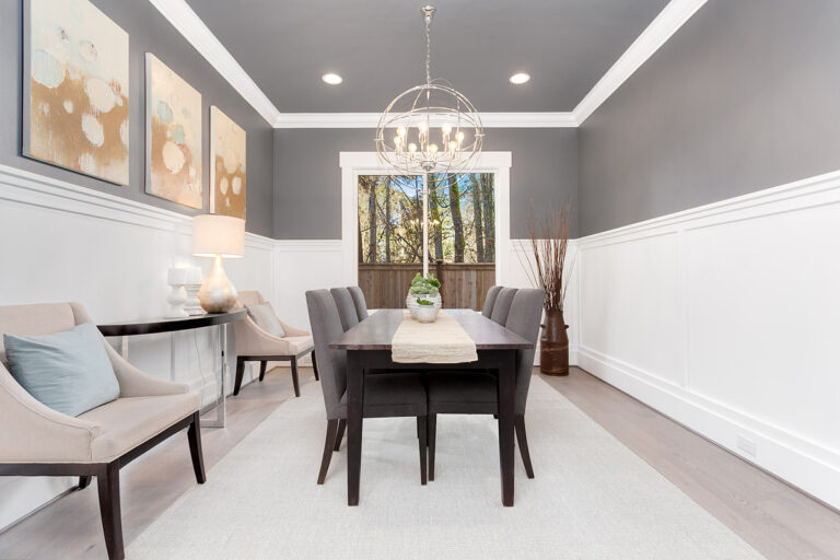 Whistler custom floor plan dining room