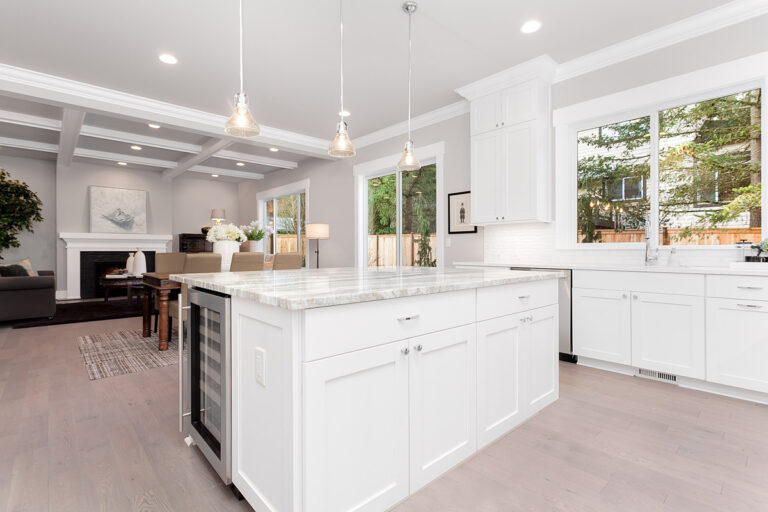 Whistler custom floor plan kitchen