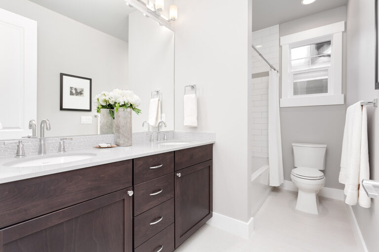 Whistler custom floor plan secondary bath
