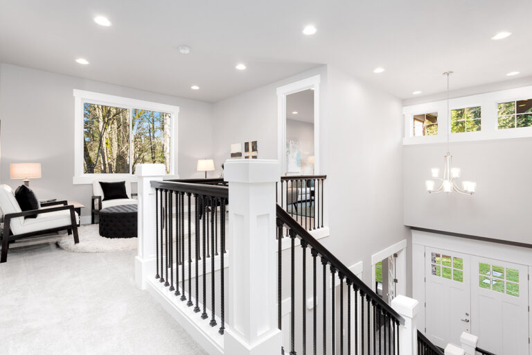 Whistler custom floor plan upper hall