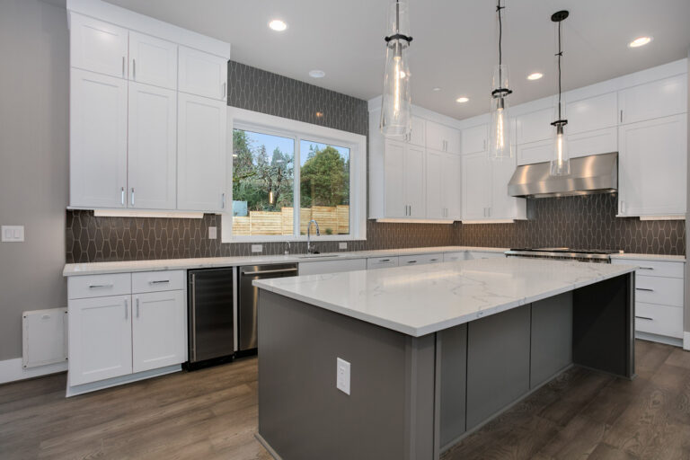 Zurich custom floor plan kitchen