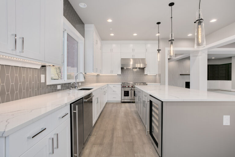 Zurich custom floor plan kitchen
