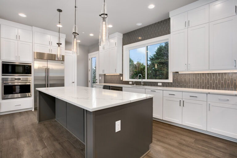 Zurich custom floor plan kitchen