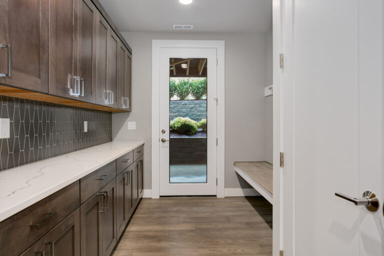 Zurich custom floor plan mudroom