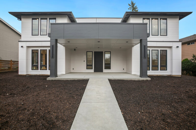 Kirkland 02 custom home modern pnw prairie exterior