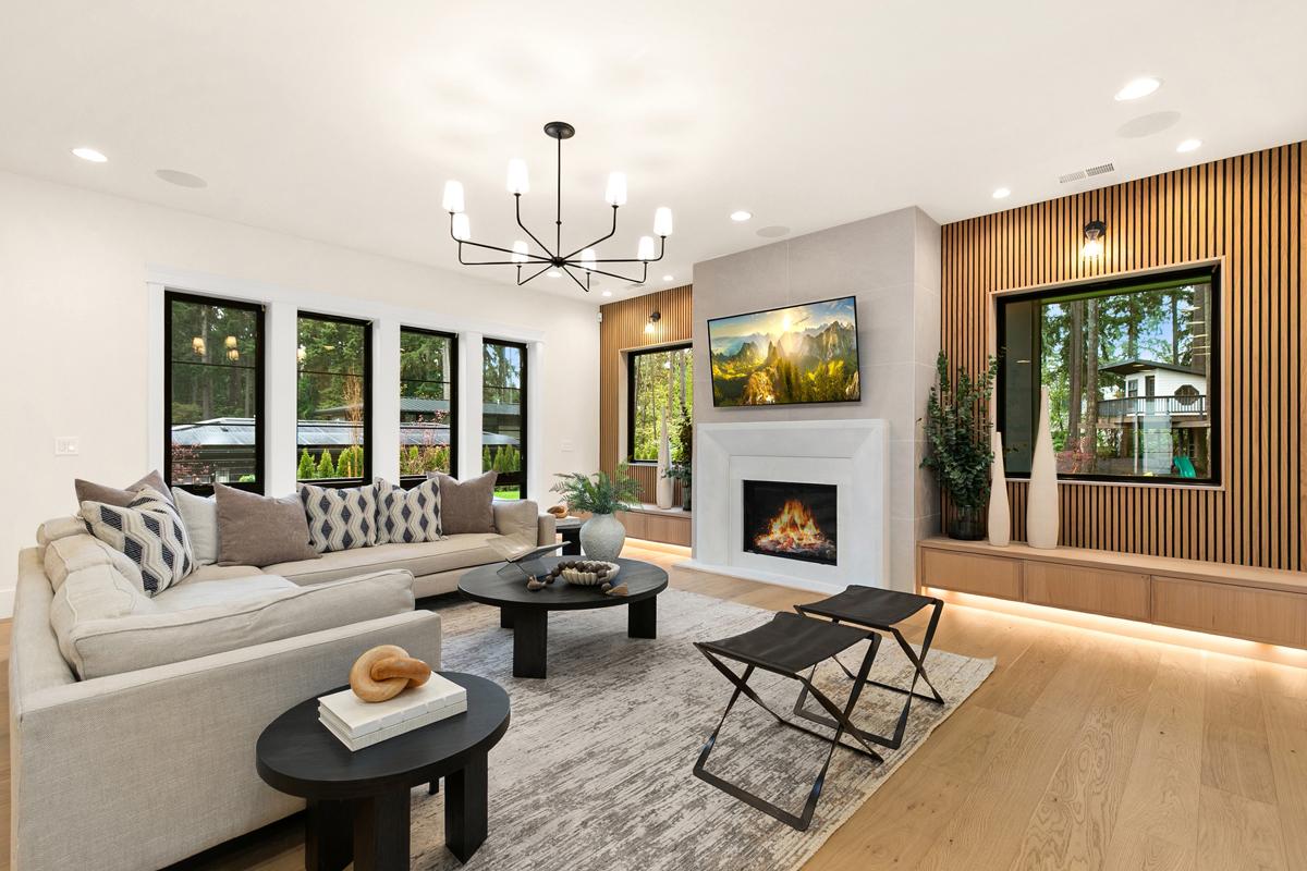 Santa Clara custom floor plan great room