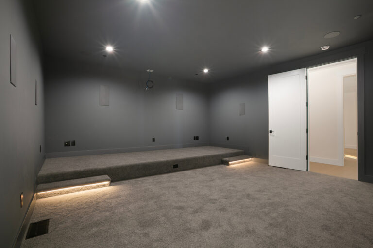 Kirkland 02 custom home home theater
