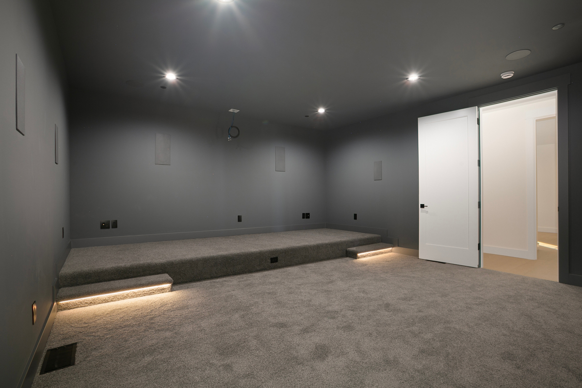 Kirkland 02 custom home home theater