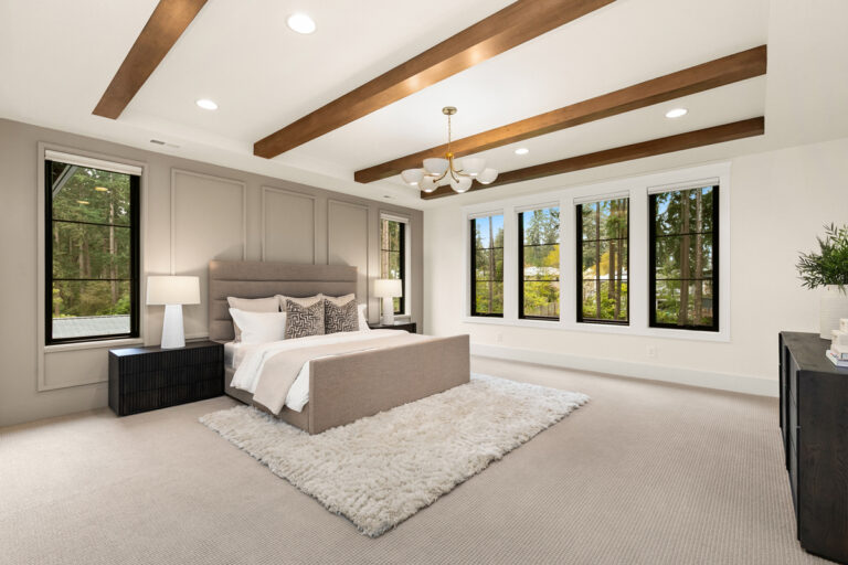 Santa Clara custom floor plan primary suite