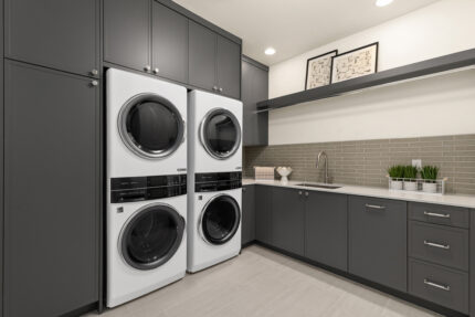 Santa Clara custom floor plan laundry room