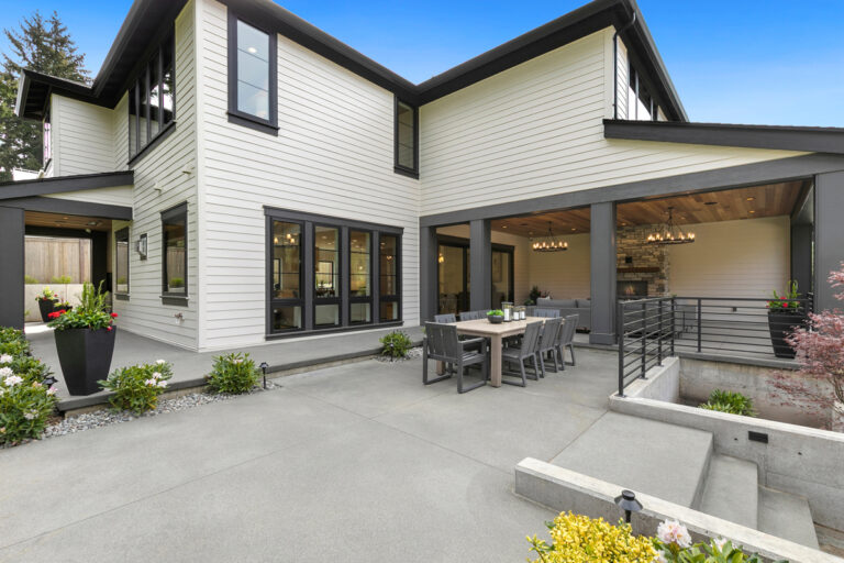 Santa Clara custom floor plan uncovered patio
