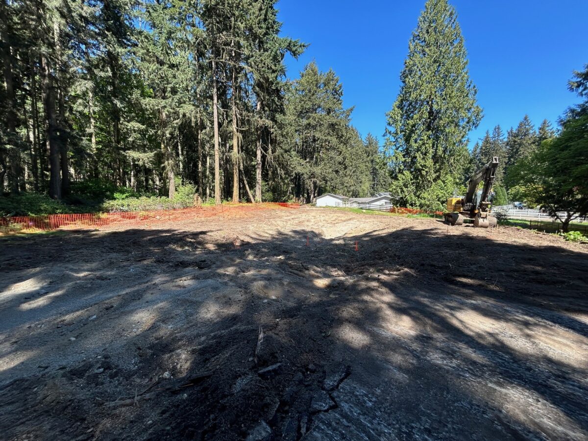 Empty custom lot before
