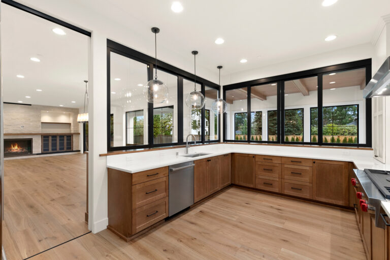 Bellevue 20 custom home kitchen
