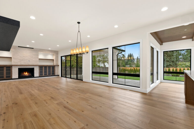 Bellevue 20 custom home main living