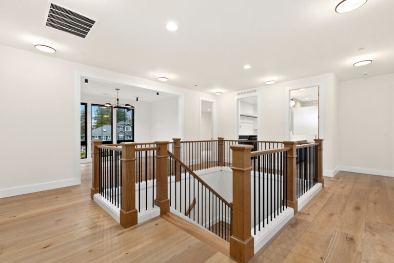 Bellevue 20 custom home upstairs hall