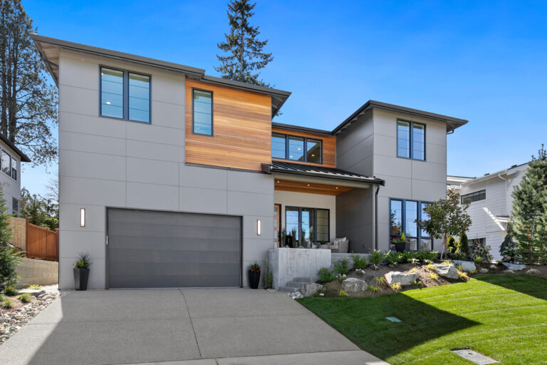 Bellevue 21 custom home contemporary modern exterior