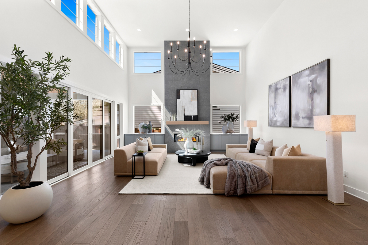 Bellevue 21 custom home great room