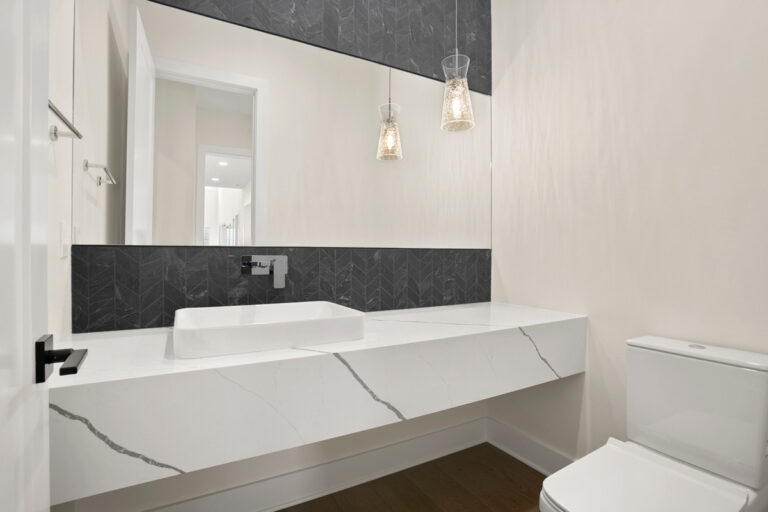 Bellevue 21 custom home powder room