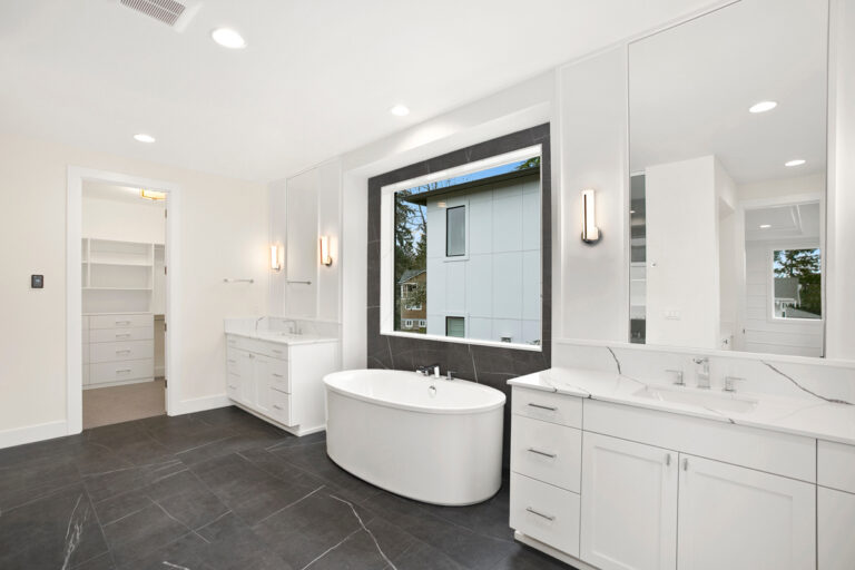 Bellevue 21 custom home primary suite bath
