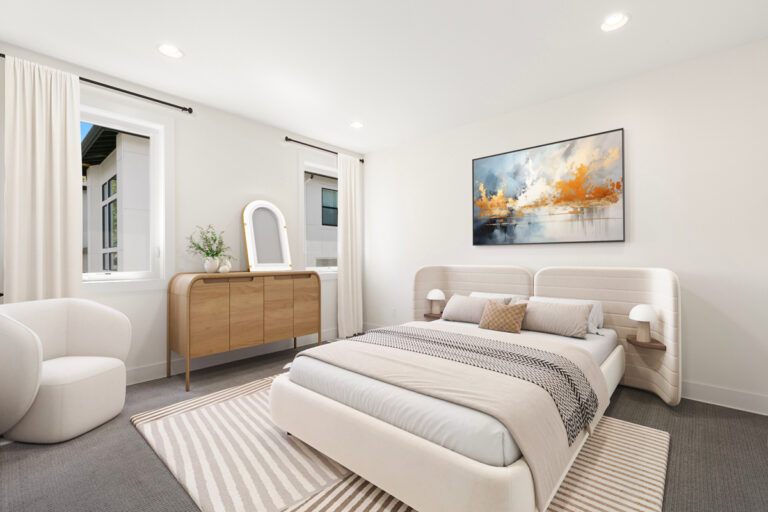 Bellevue 21 custom home secondary bedroom