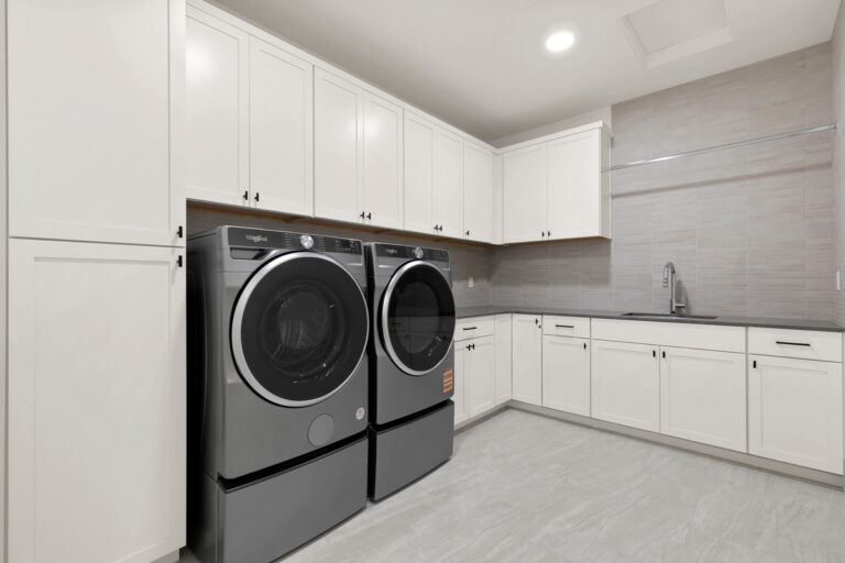 Mercer Island 05 custom home laundry room