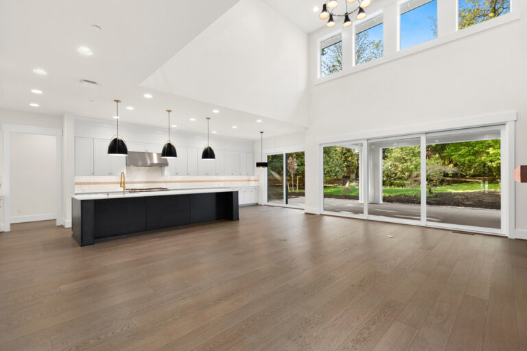 Mercer Island 05 custom home main living