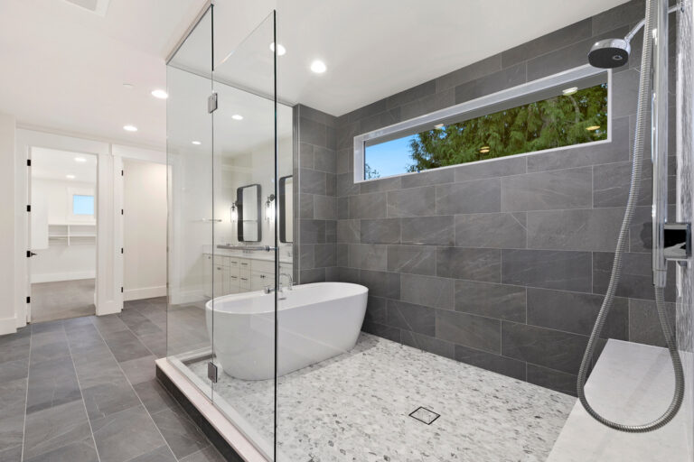Mercer Island 05 custom home primary suite bath